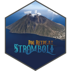 Stromboli hex retreat logo SQ