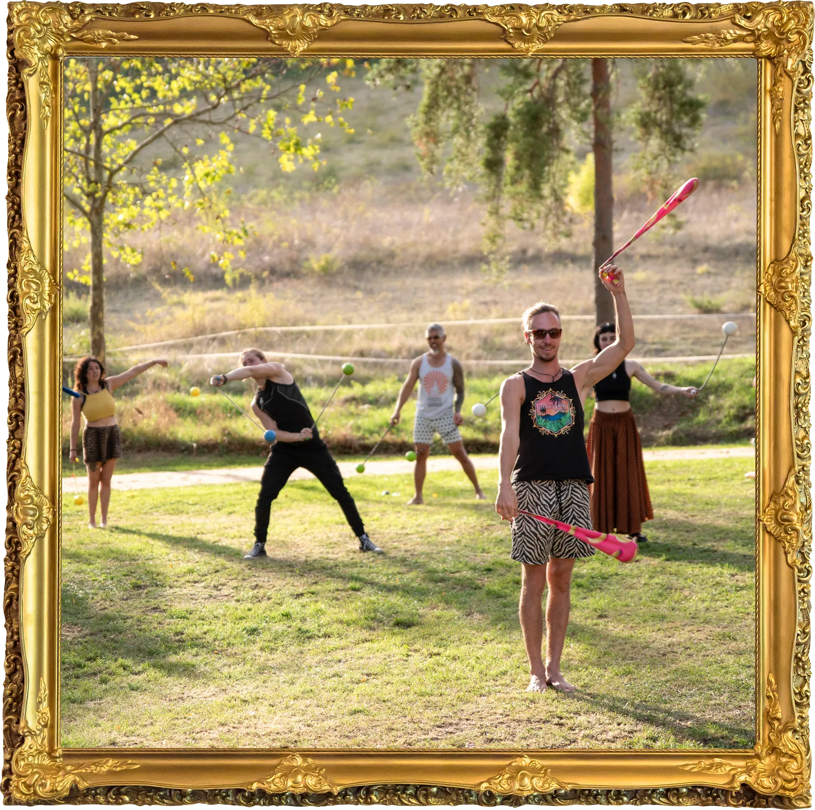 SQ Vojta learn poi spinning retreat