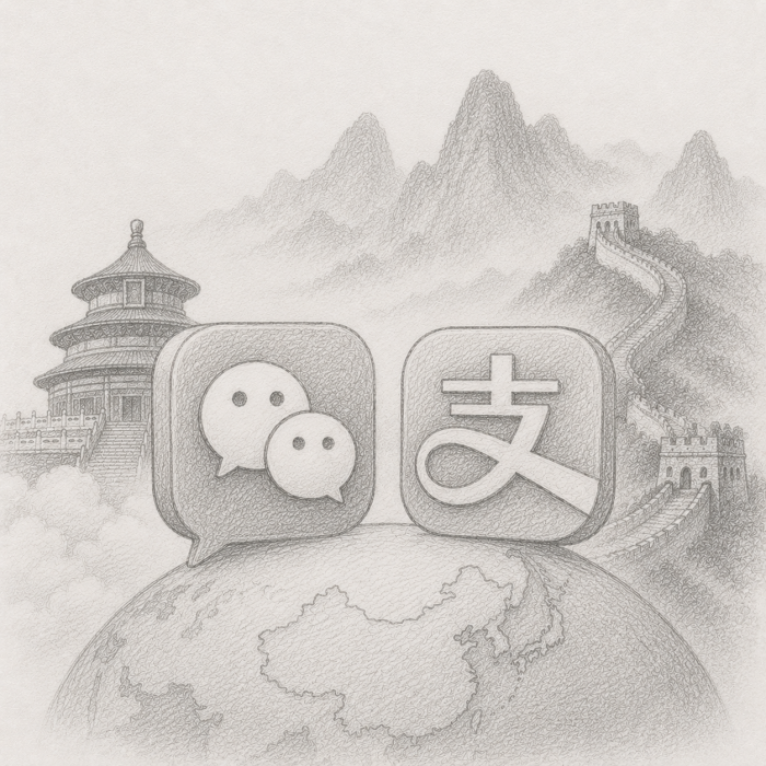 Install WeChat and Alipay